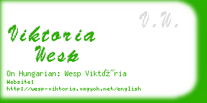 viktoria wesp business card